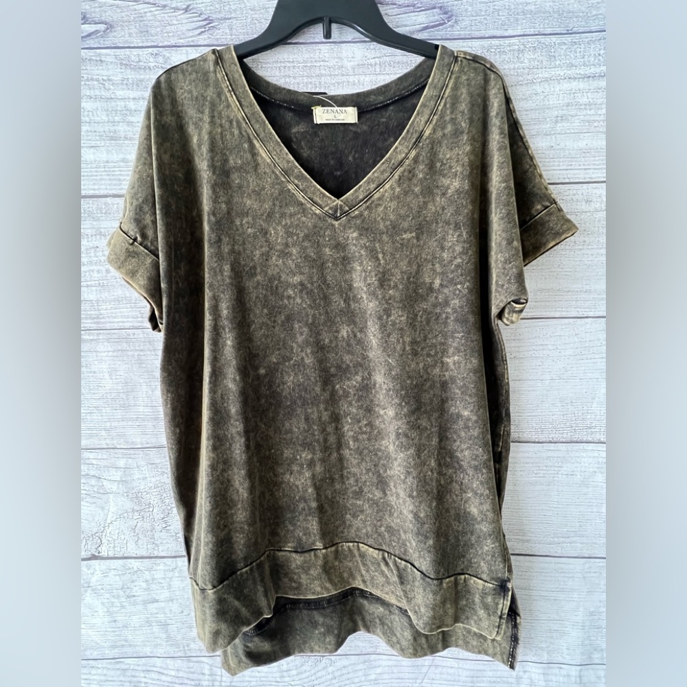 Mineral washed tee